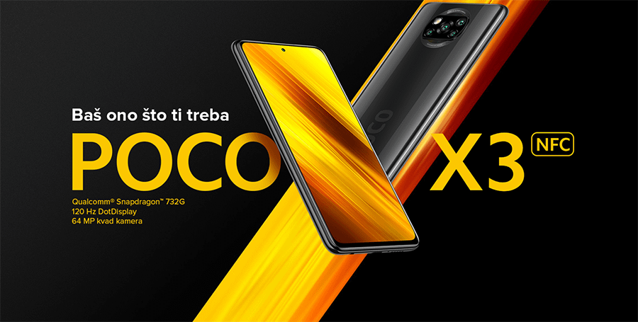 Xiaomi Pocophone X3 64GB COBALT BLUE