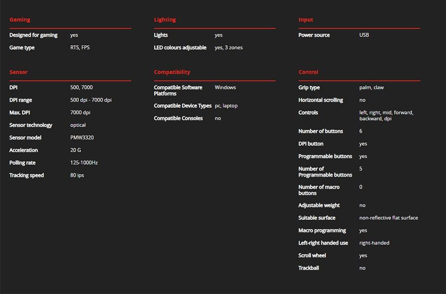 Trust GXT 170 Heron RGB 