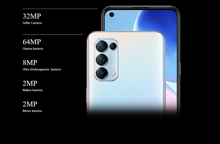 OPPO Reno 5 5G 8GB 128GB (Astral Blue)