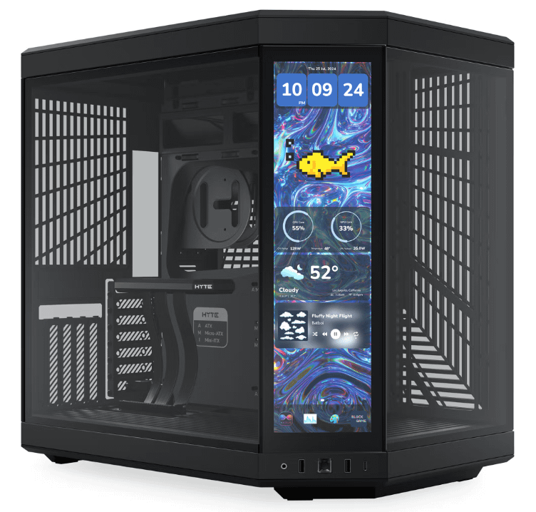 Hyte Y70 Midi Tower Touch Infinite (Pitch Black) kućište