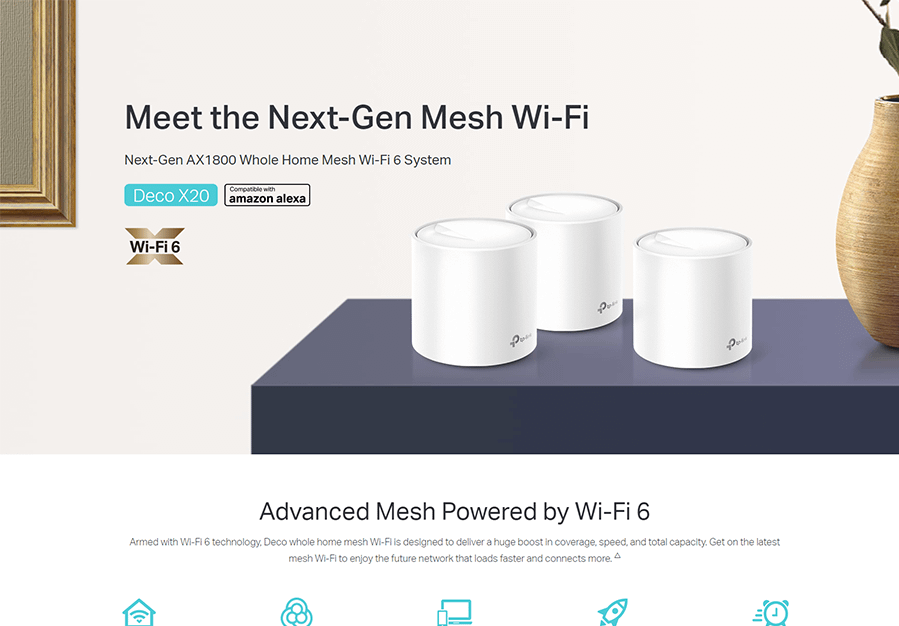 TP LINK DECO X20(3-PACK)