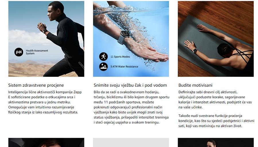 Xiaomi Zepp E (round) - Polar night black