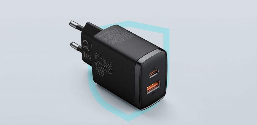Baseus Quick Charger U+C 20W EU (Black)