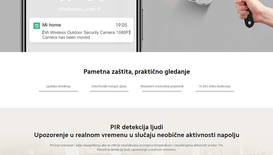 Xiaomi Mi Wireless Outdoor Security 1080p Set