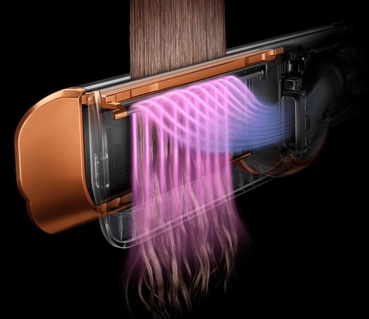 Dyson Airstrait (Red Velvet Gold)