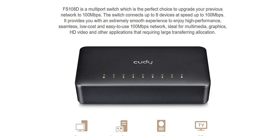 Cudy  FS108D