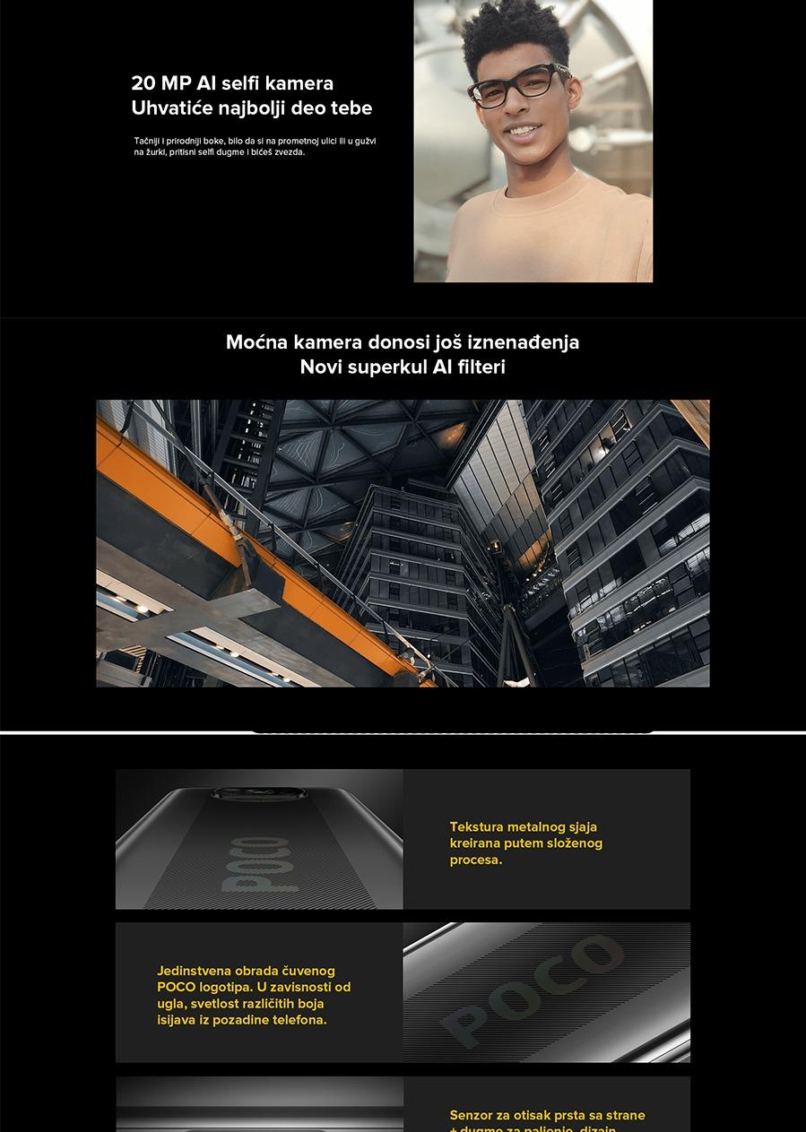 Xiaomi Pocophone X3 64GB COBALT BLUE