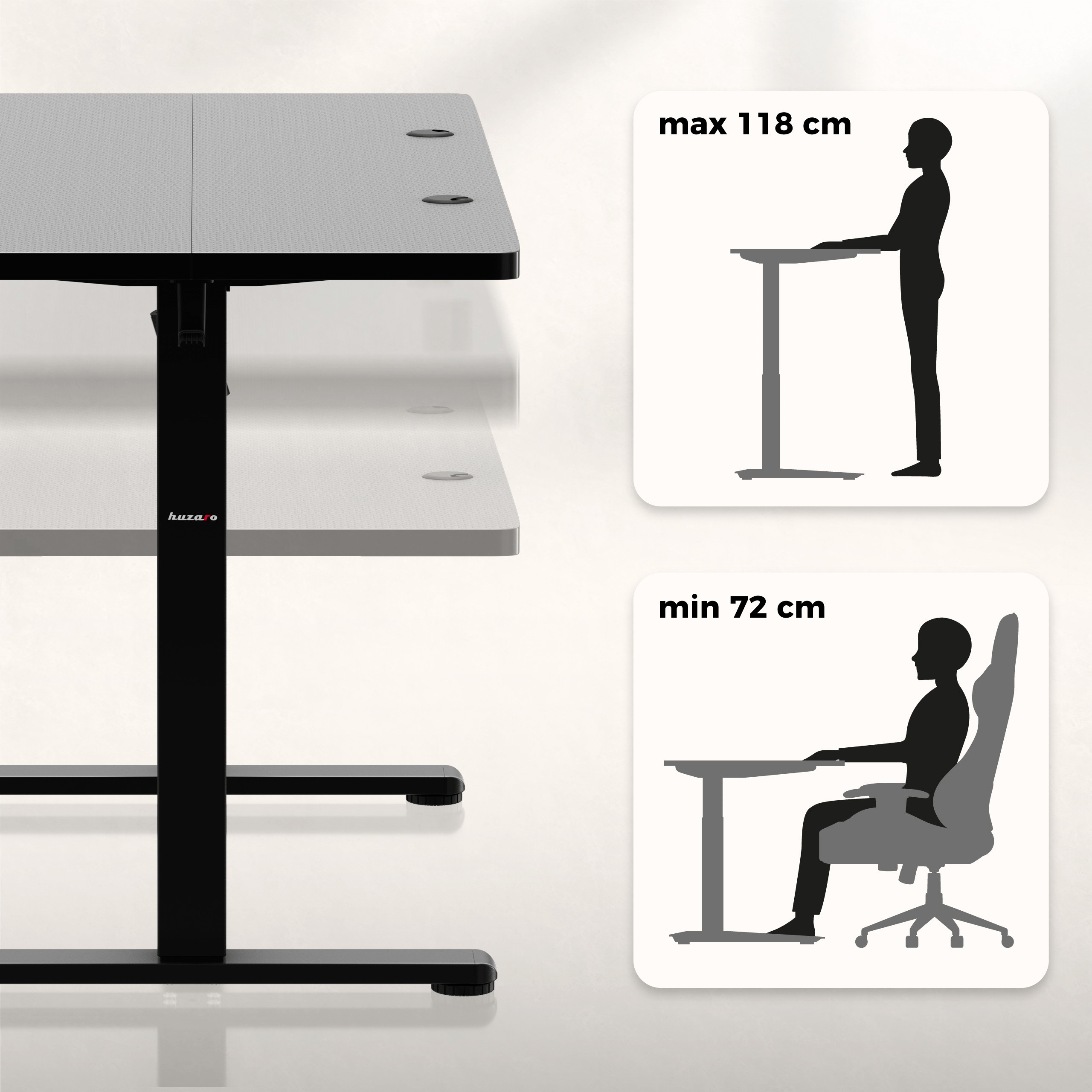 Huzaro Hero 8.1 Black sto