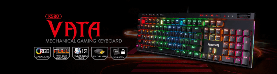 REDRAGON K580 VATA RGB (crna)