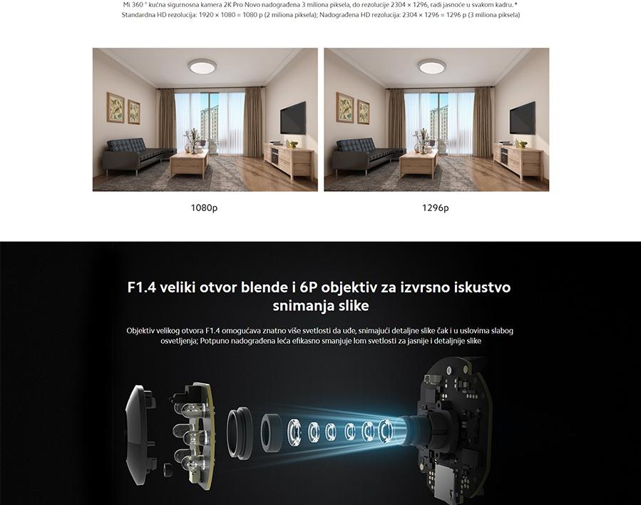 Xiaomi Mi 360° Home Security Camera 2K Pro