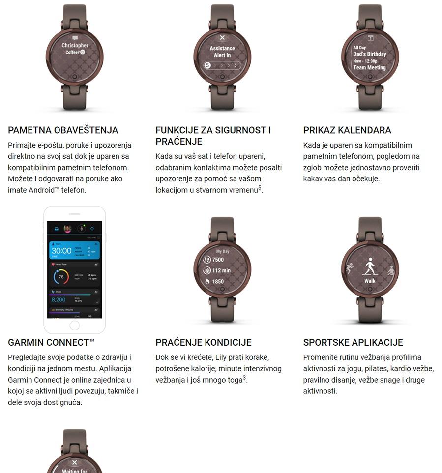 Garmin  LILY boja pijeska&nbsp;