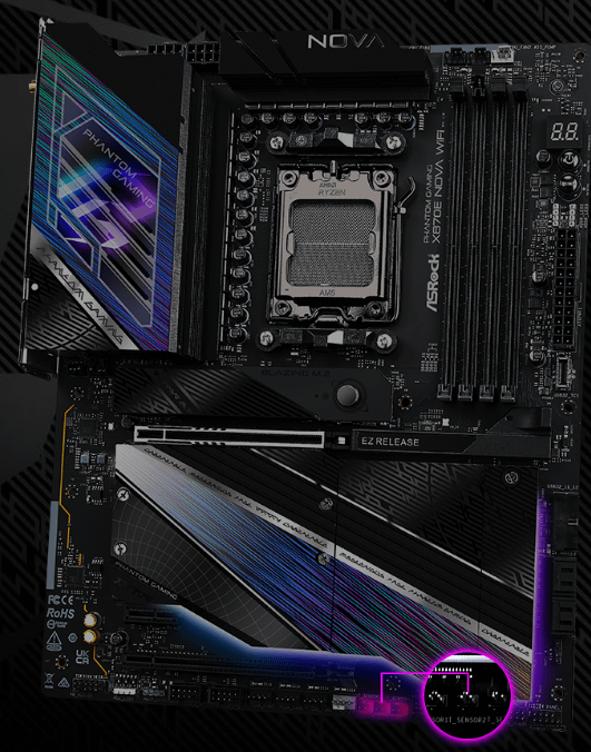 ASRock X870E Nova WiFi matična ploča