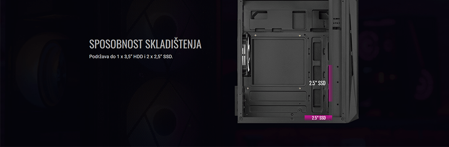 Aerocool CS-107 (Crna)