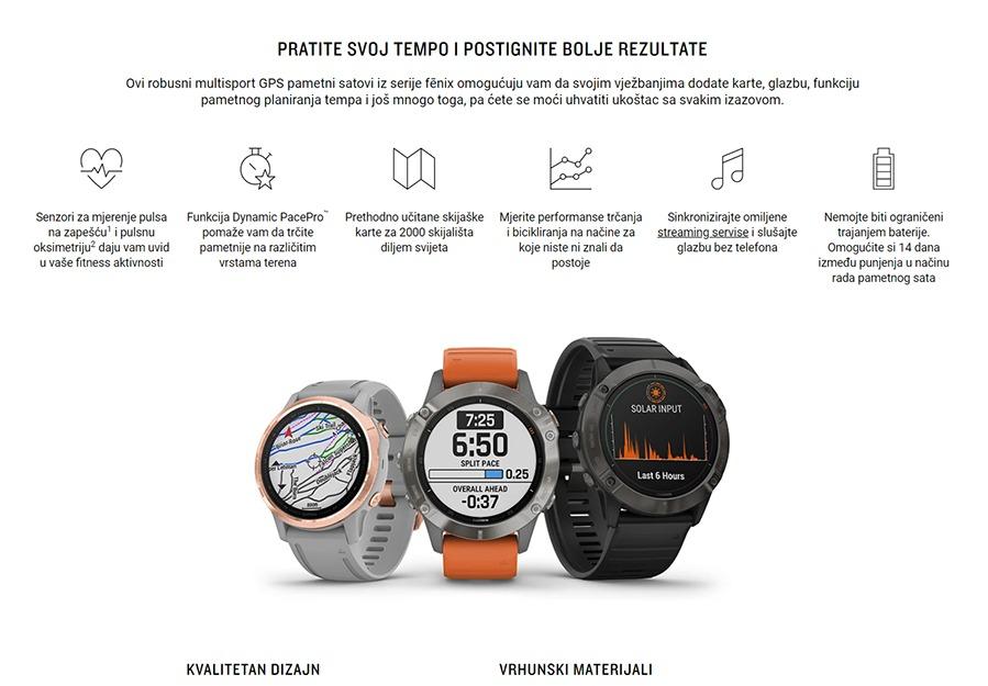 Garmin Fenix 6 PRO Black