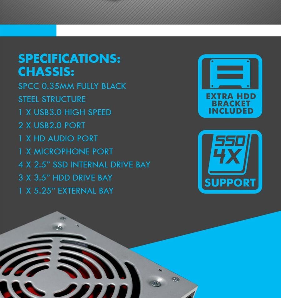 PowerLogic FUTURA BLACK N5000 PRO Black