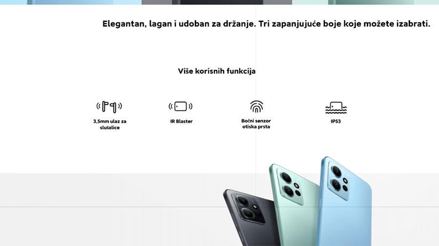 Xiaomi Redmi Note 12 (4GB 128GB) Ice Blue