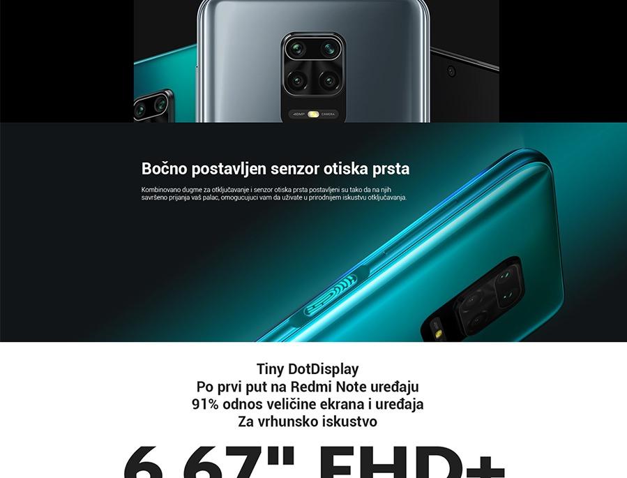 Xiaomi REDMI NOTE 9S 6GB 128GB GLACIER WHITE