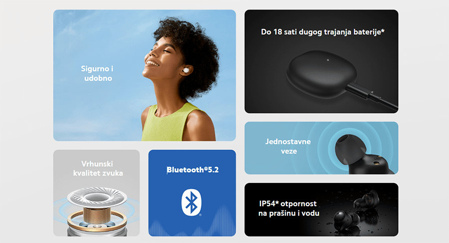 Xiaomi Redmi Buds 3 Lite (Crna)