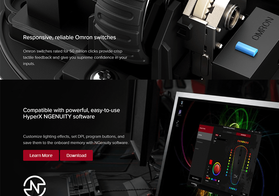 HyperX PULSEFIRE SURGE (Crni)