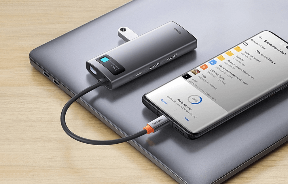 Baseus Metal Gleam 7in1 USB Hub