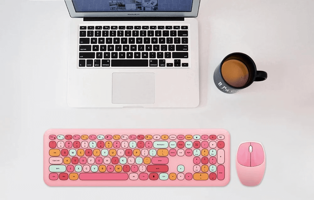 MOFII 666 2.4G Wireless Set Pink