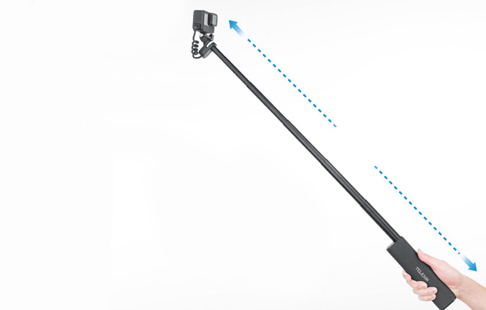 TELESIN TE-CSS-001 powerbank grip selfie stick