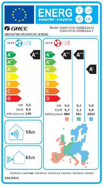 GREE Amber Premium Inverter WiFi R32 12k