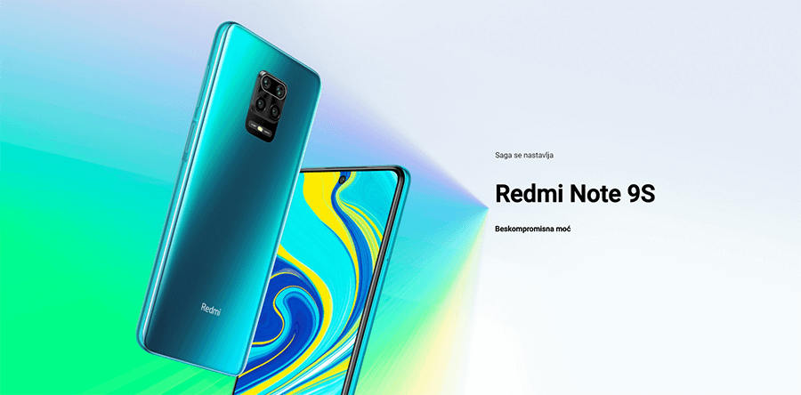 Xiaomi REDMI NOTE 9S 6GB 128GB GLACIER WHITE