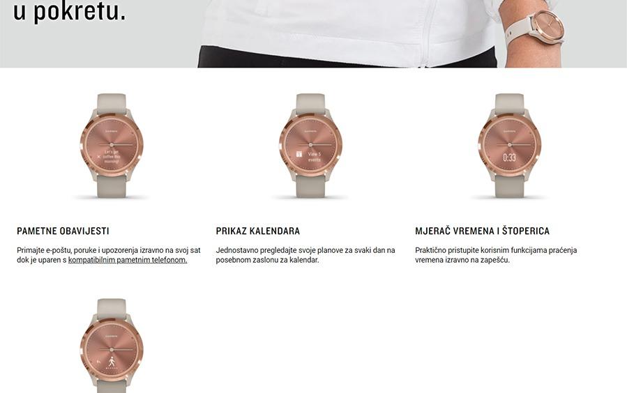 Garmin Vivomove 3S Silver Blue