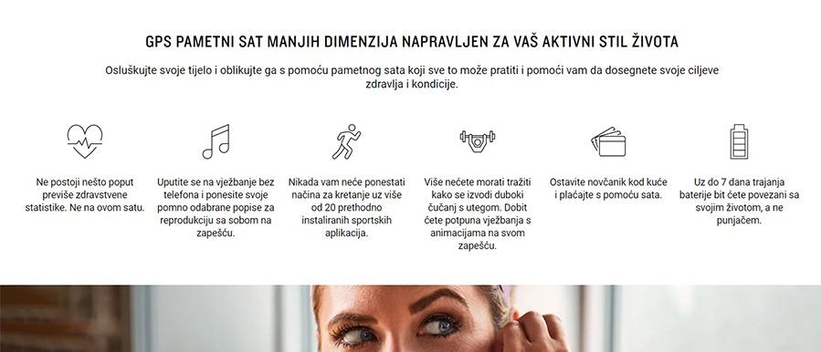 Garmin Vivoactive 4S Dust Rose / Light Gold