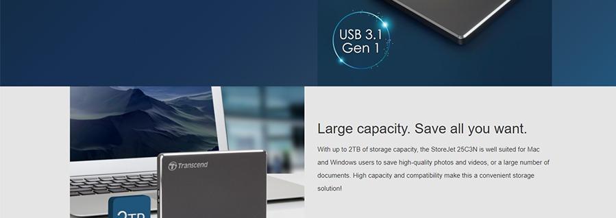 Transcend TS1TSJ25C3N