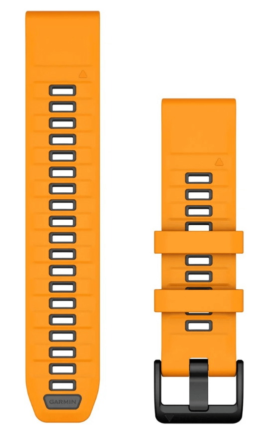 GARMIN QuickFit 22 Spark Orange/Graphite Silicone narukvica