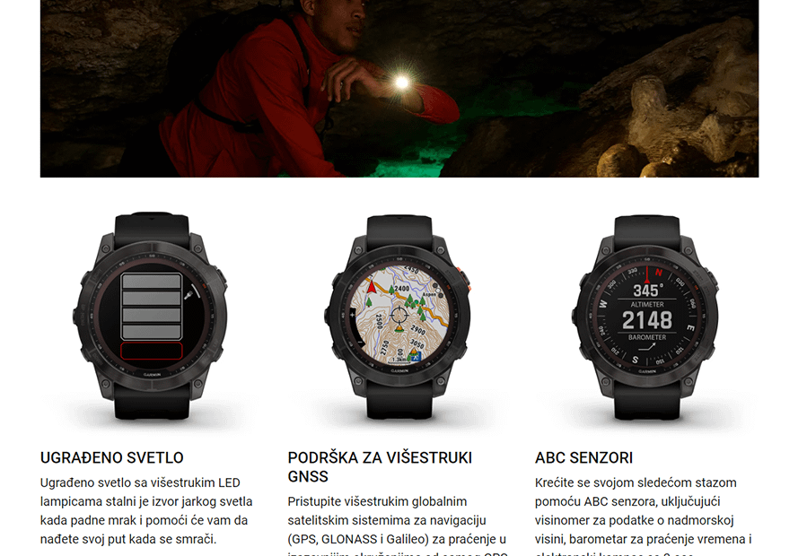 Garmin  Fenix 7X Solar (Slate Gray)