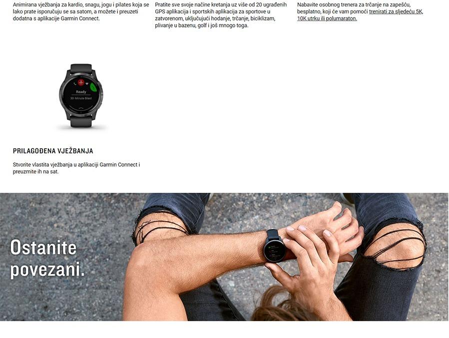 Garmin Vivoactive 4 Shadow Gray Silver