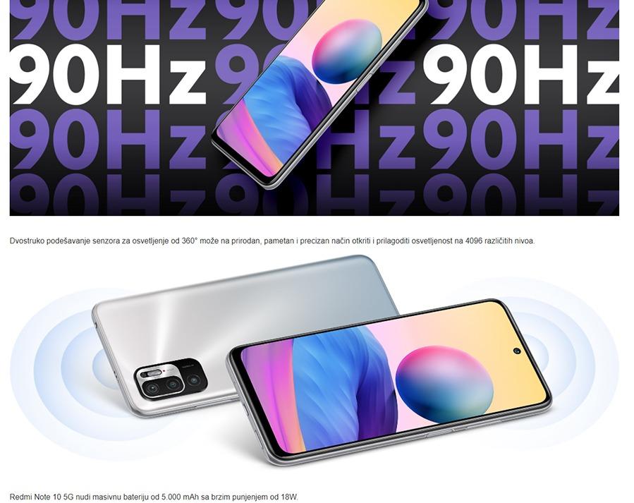 Xiaomi Redmi Note 10 5G 4GB 64GB Chrome Silver