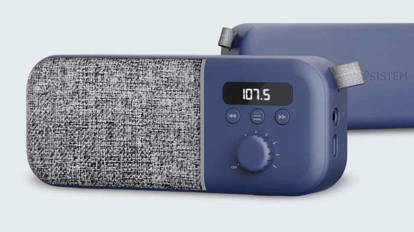 Energy System Fabric Box Radio Navy