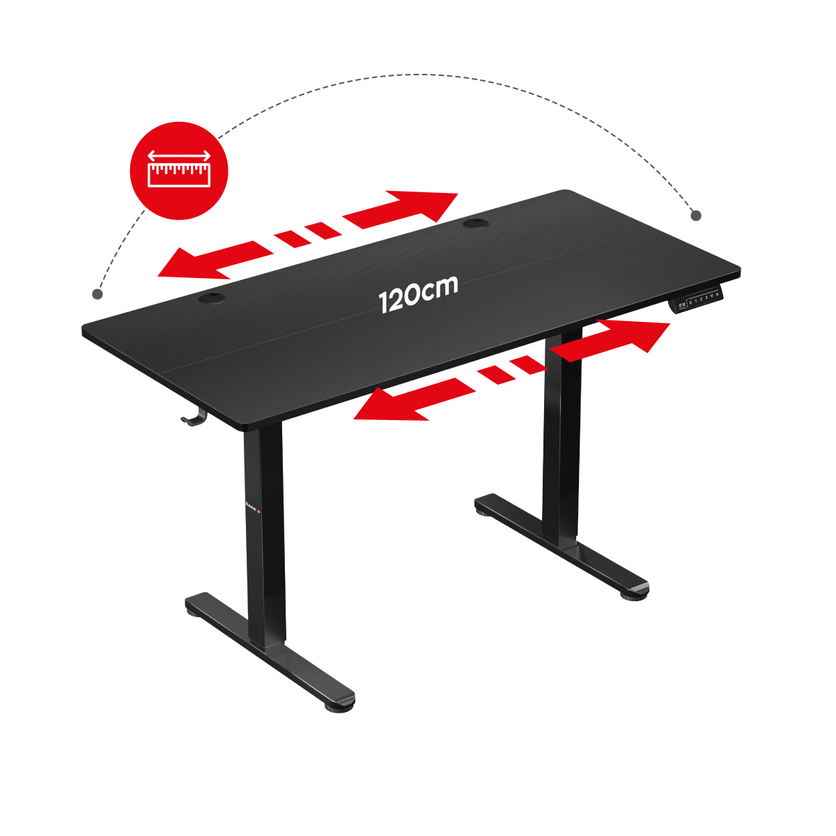 Huzaro Hero 8.2 Black gaming sto