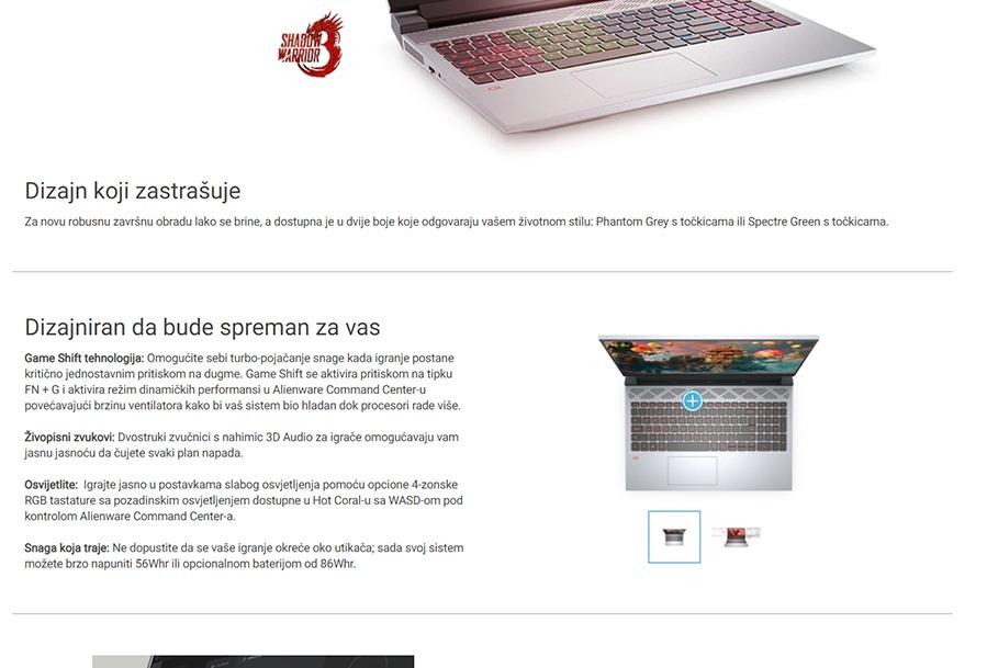 Dell G15 5515 NOT18013