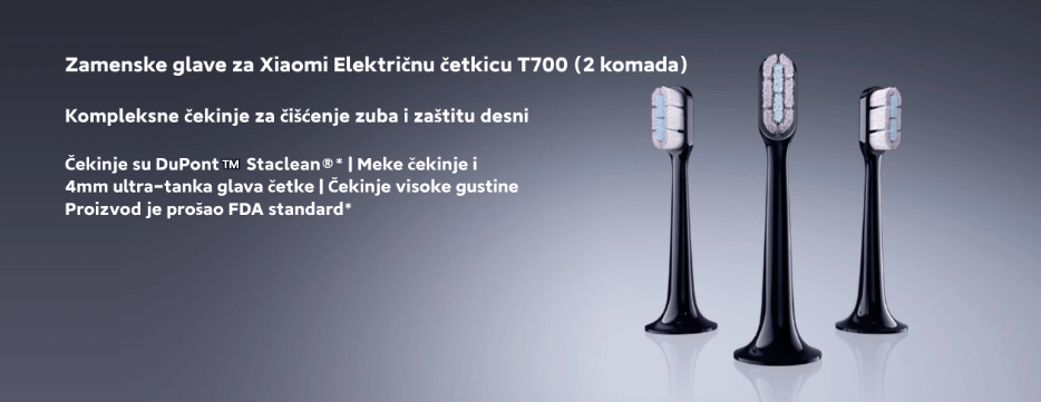 Xiaomi T700 replacement heads