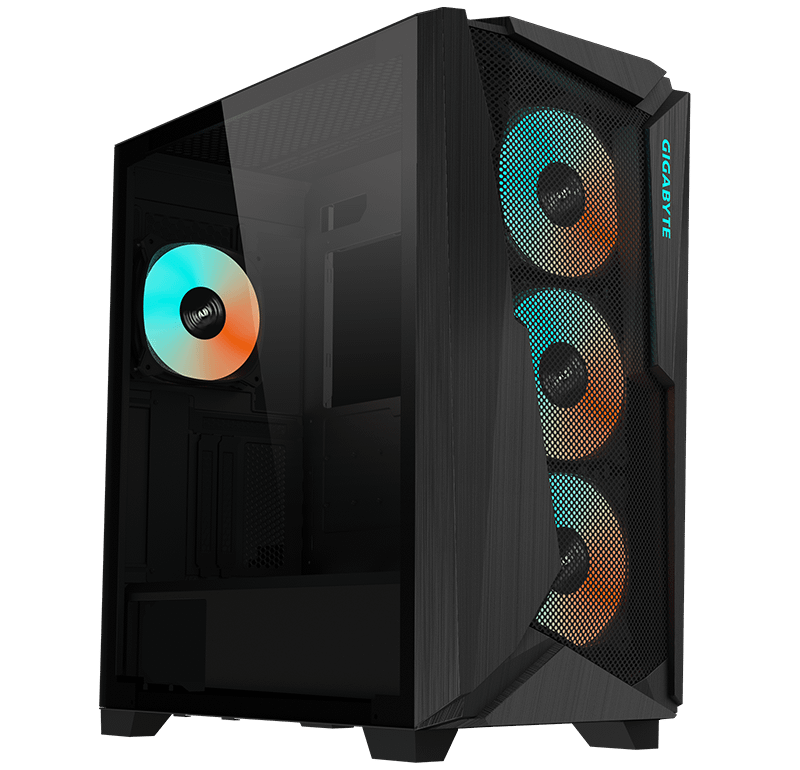 Gigabyte C301 GLASS (BLACK)