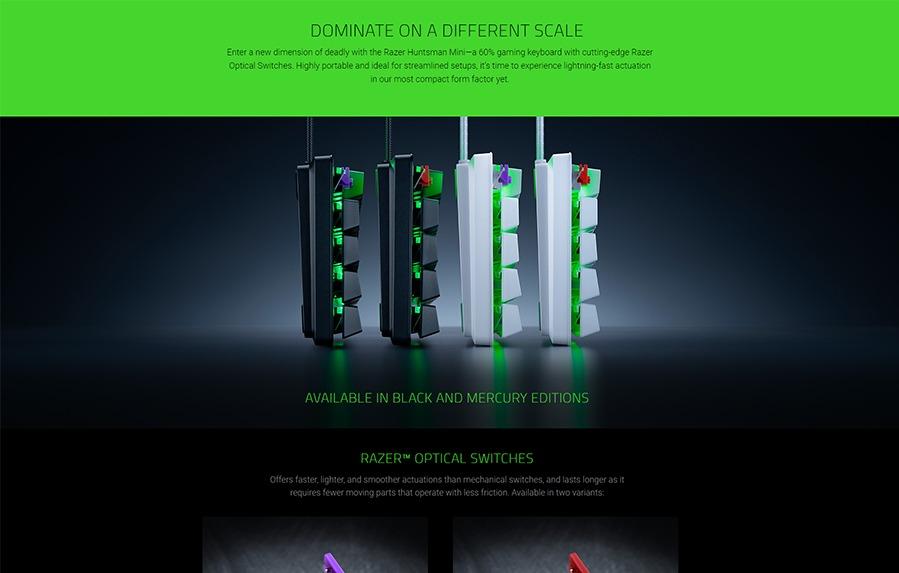 Razer Huntsman Mini Mercury Edition