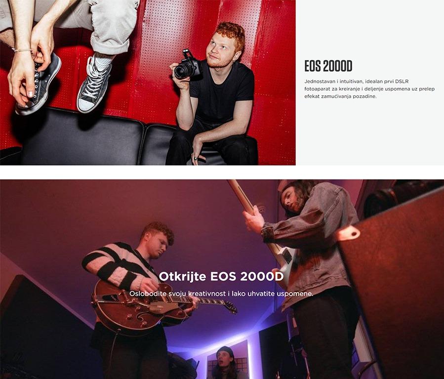 Canon EOS 2000D + EF-s