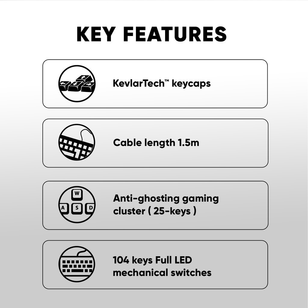 Armaggeddo MKA 7C BLACK (Clicky)