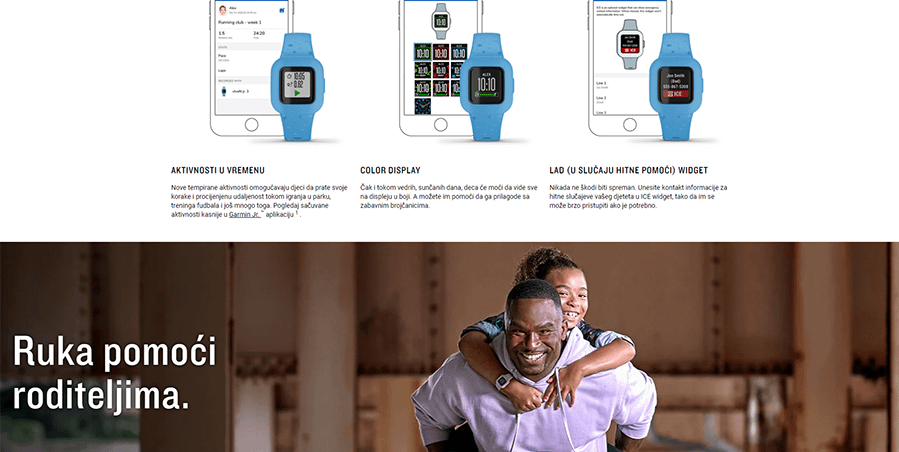 Garmin Vivofit JR3 Floral Pink - rozi