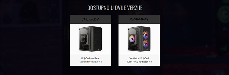 Aerocool CS-107 (Crna)