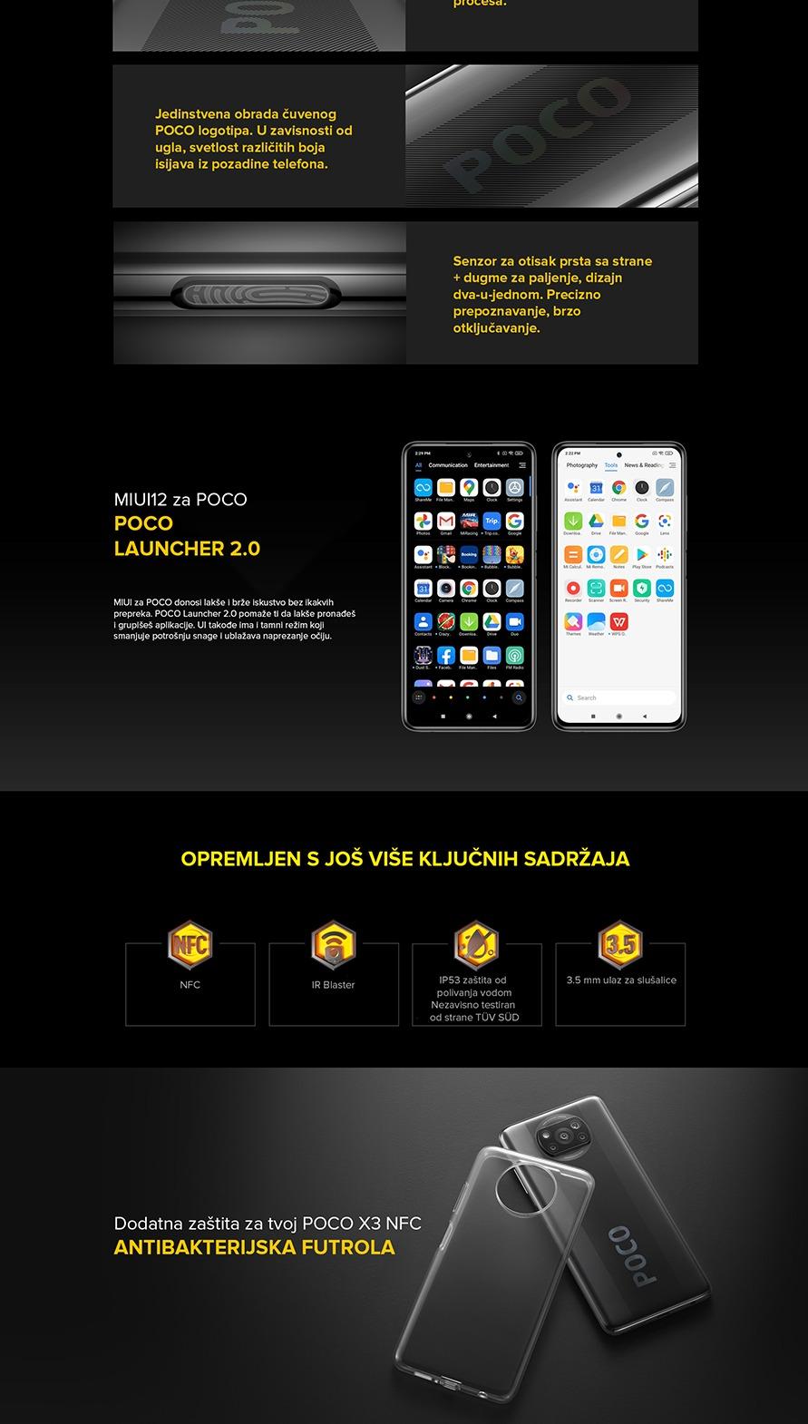 Xiaomi Pocophone X3 NFC 6GB 128GB Gray