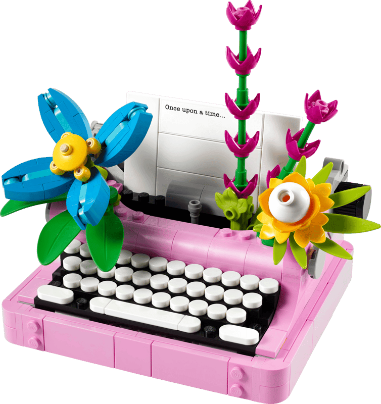 LEGO CREATOR Typewriter with Flowers