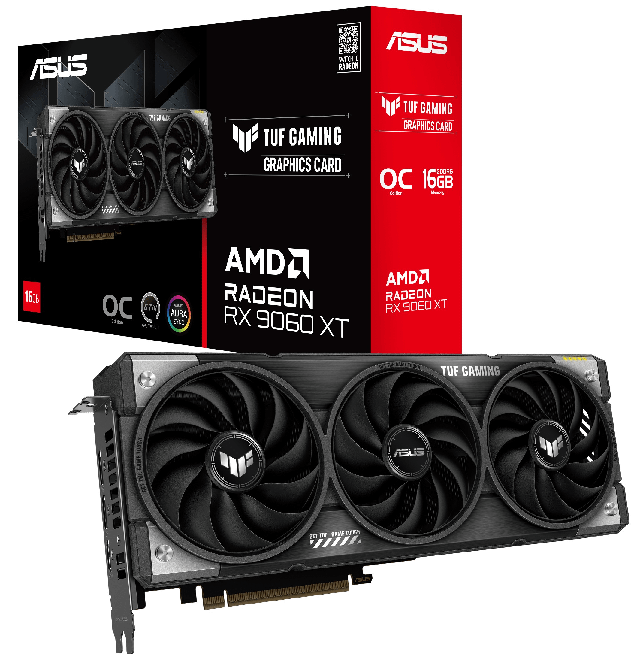 ASUS TUF Gaming Radeon RX 9060 XT 16GB OC grafička kartica