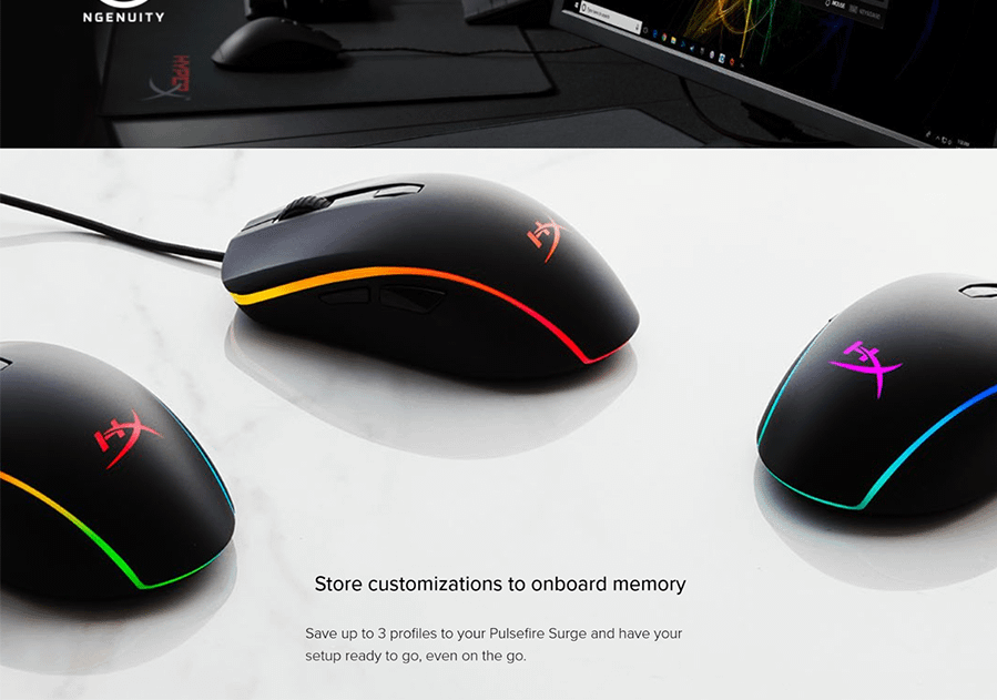 HyperX PULSEFIRE SURGE (Crni)