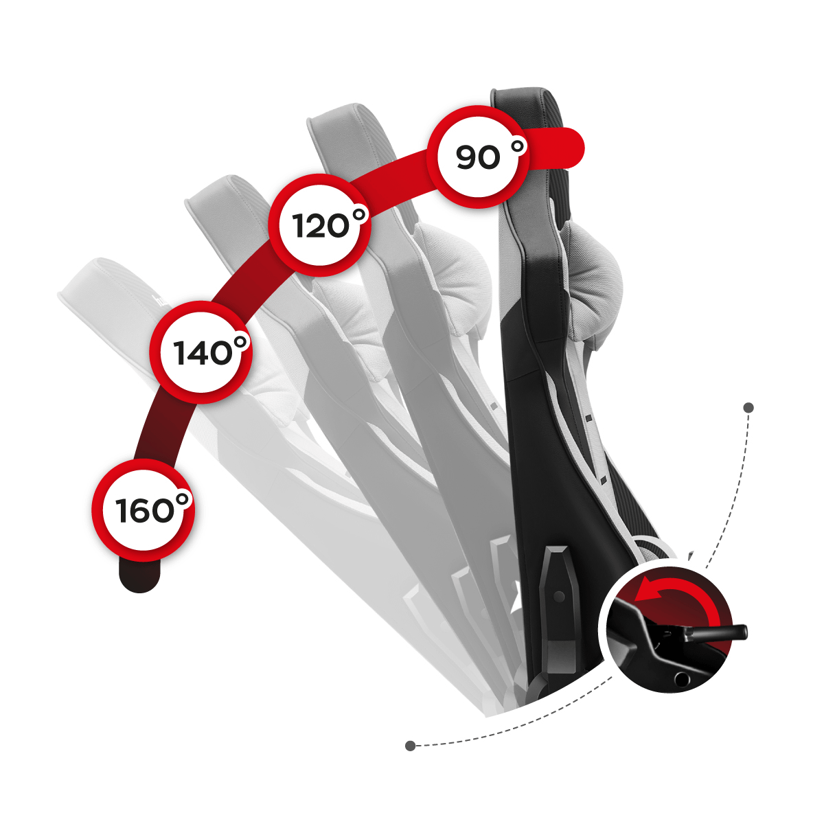 Huzaro Force 7.6 Black gaming stolica